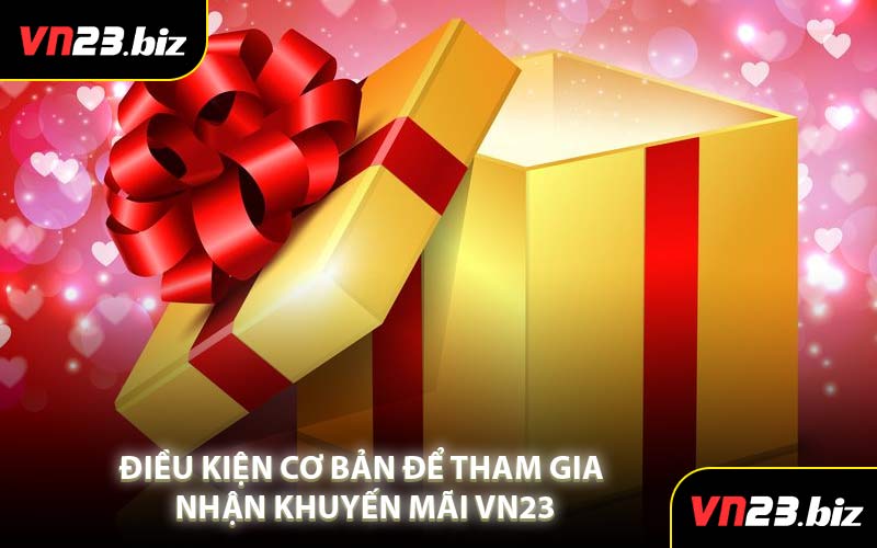 Điều Kiện Cơ Bản Để Tham Gia Nhận Khuyến Mãi VN23