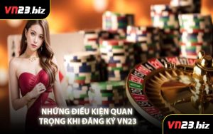 Những Điều Kiện Quan Trọng Khi Đăng Ký VN23