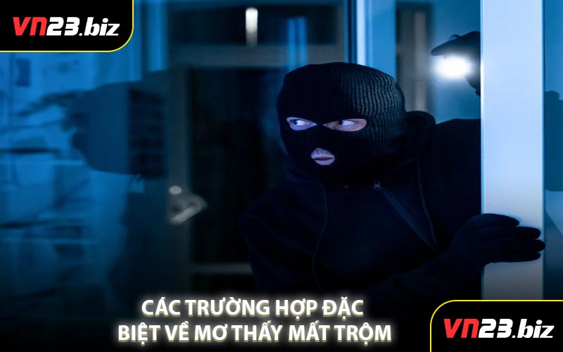 Các Trường Hợp Đặc Biệt Về Mơ Thấy Mất Trộm