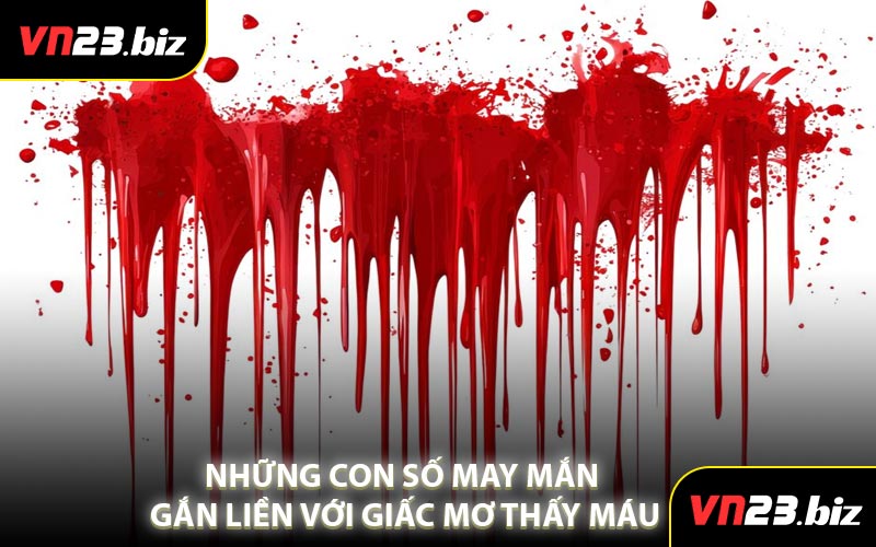 Những Con Số May Mắn Gắn Liền Với Giấc Mơ Thấy Máu